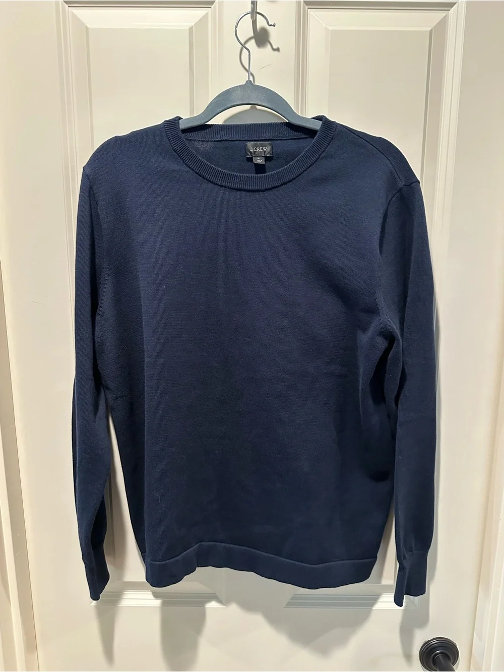J. Crew Men’s Navy Crewneck Sweater Large